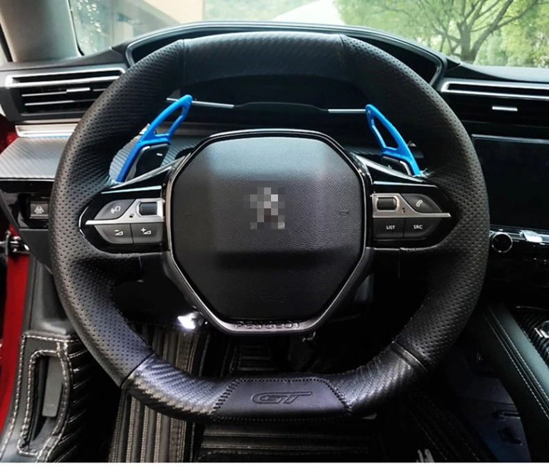 ForPeugeot 5008 3008 GT 508 L 2018 2019 2020 Auto Lenkrad Schaltwippen Schalthebel Auto Dekoration Innen Zubehör – Detail 5