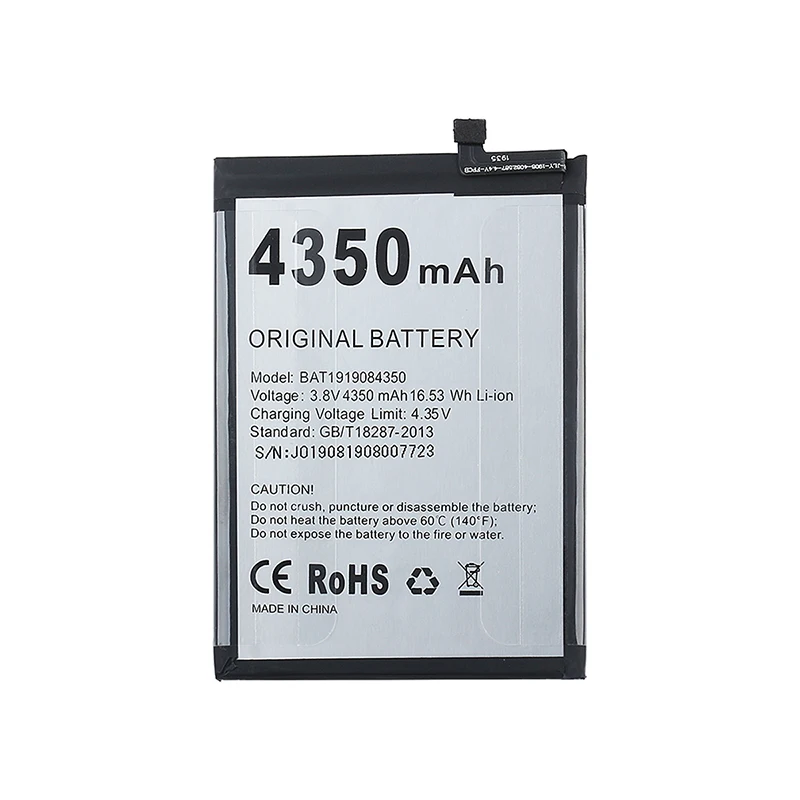 Alesser For Doogee N20 Battery 4350mAh New Replacement Accessory Accumulators For Doogee N20 Mobile Phone Batteria+ Tools