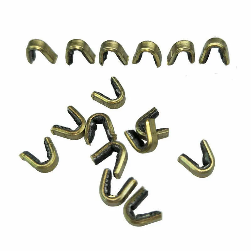 10/20/30/50pcs Archery Bow String Nock Brass Points Nocking Buckle Clips  Compound Bow String