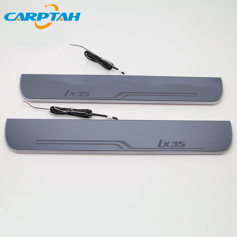 Carptah 4 шт. светодиодный светильник для педали автомобиля Накладка на порог