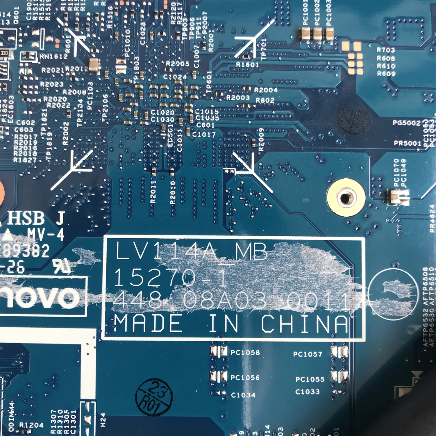 para Lenovo V110 11015iap V110-15iap Laptop Motherboard Lv114a 15270-1 448.08a03.0011 com N3350 N3450 Ddr3 100 Teste 5b20m44671 - Imagem 3