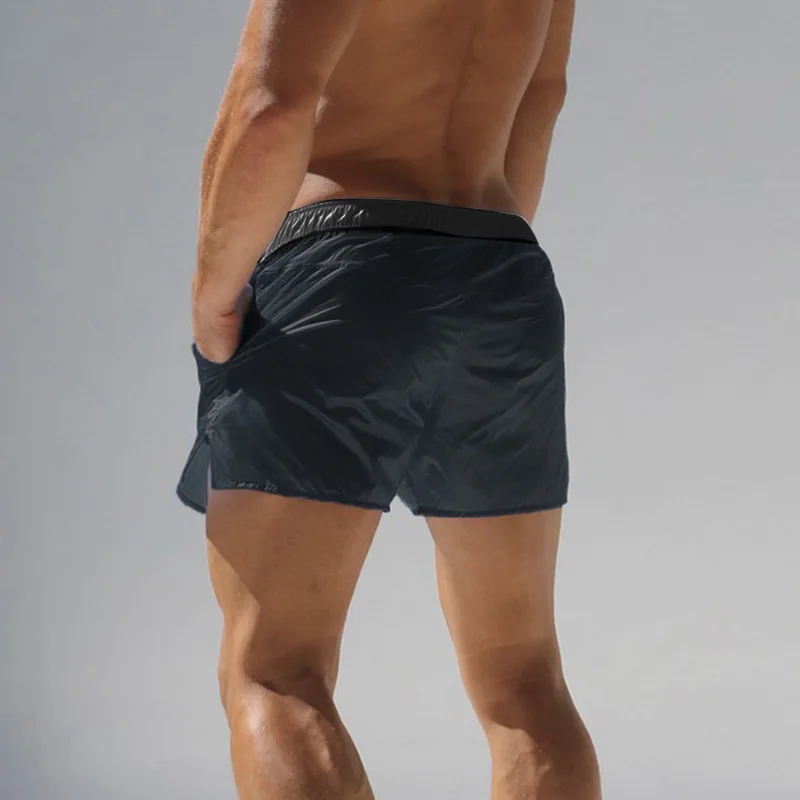 Cheap Swim Short For Man Beach Wear Bermuda Board Shorts Summer Sexy Surf Swimwear Bathing Quick Dry Gym Short De Bain Homme