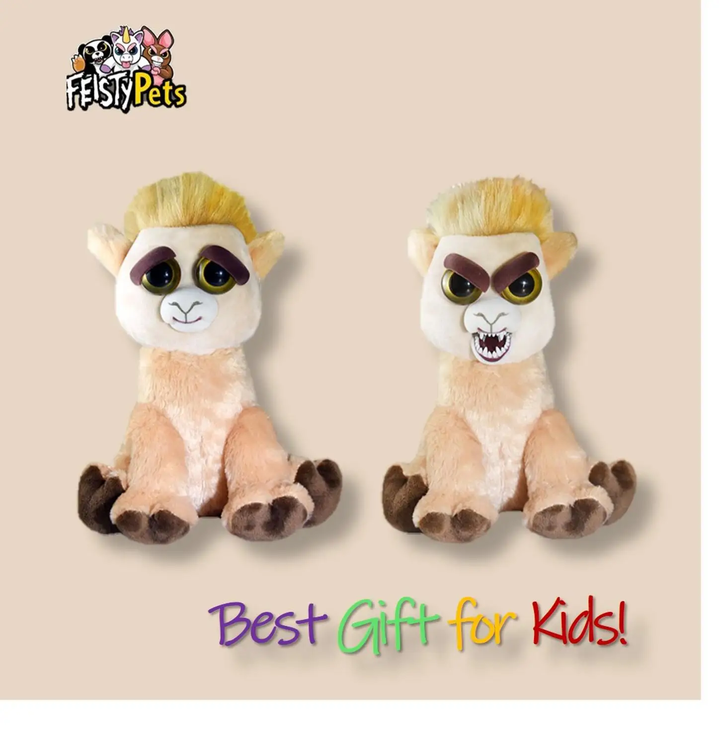 Feisty игрушки для домашних животных плюшевая кукла с сердитым животным подарок