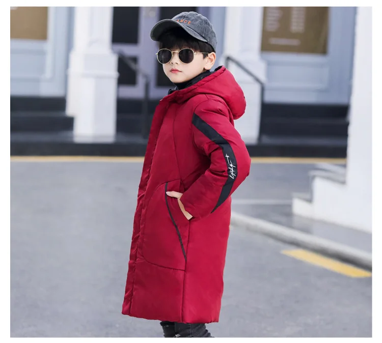 Jacket For Girls New Winter Children's Clothing Boys Hooded Parkas Girls Down Cotton Thicken Coat Outerwear Teenage Kid Clothes