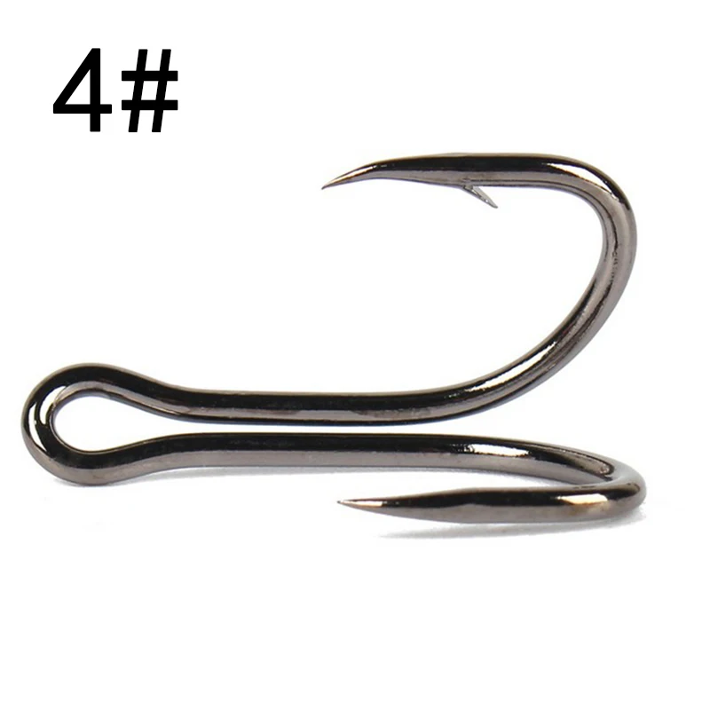 

Double Hook Fishhook Grappling Hook Salt Water River Fresh Water Sea Fishing 50Pcs/Set Sharp