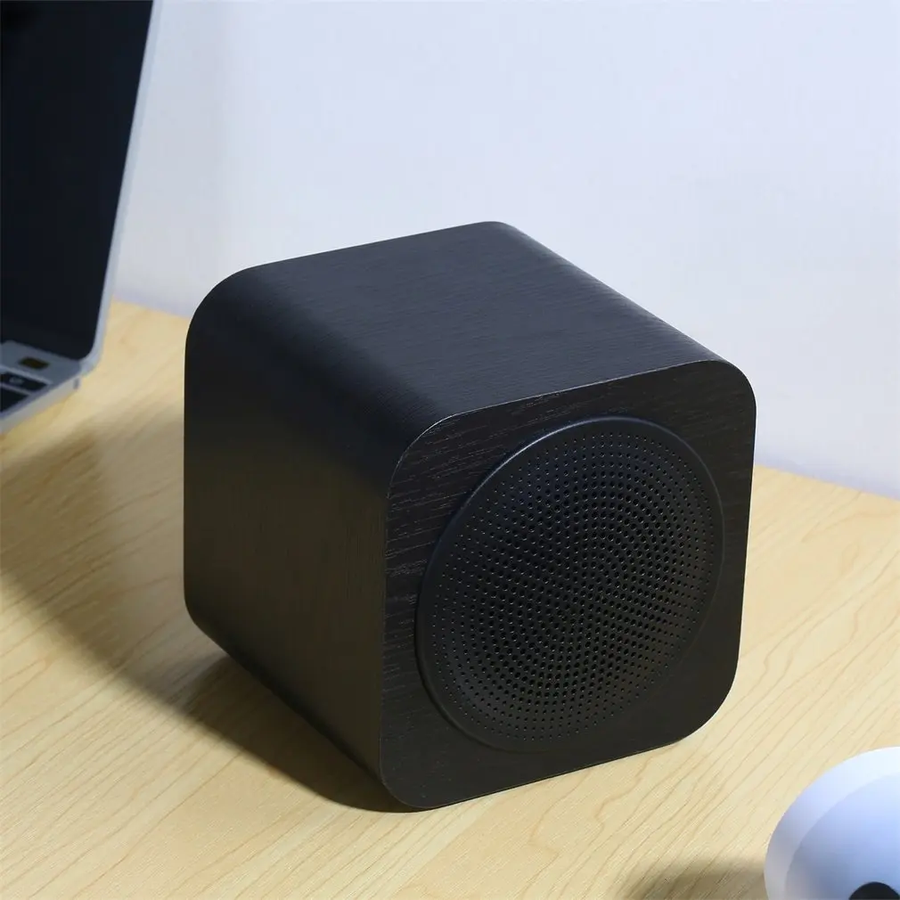 Wooden Speaker FM Radio MP3 Player Aux Portable Wireless 1200mah Rechargable Battery for Smartphone Tablet Computer