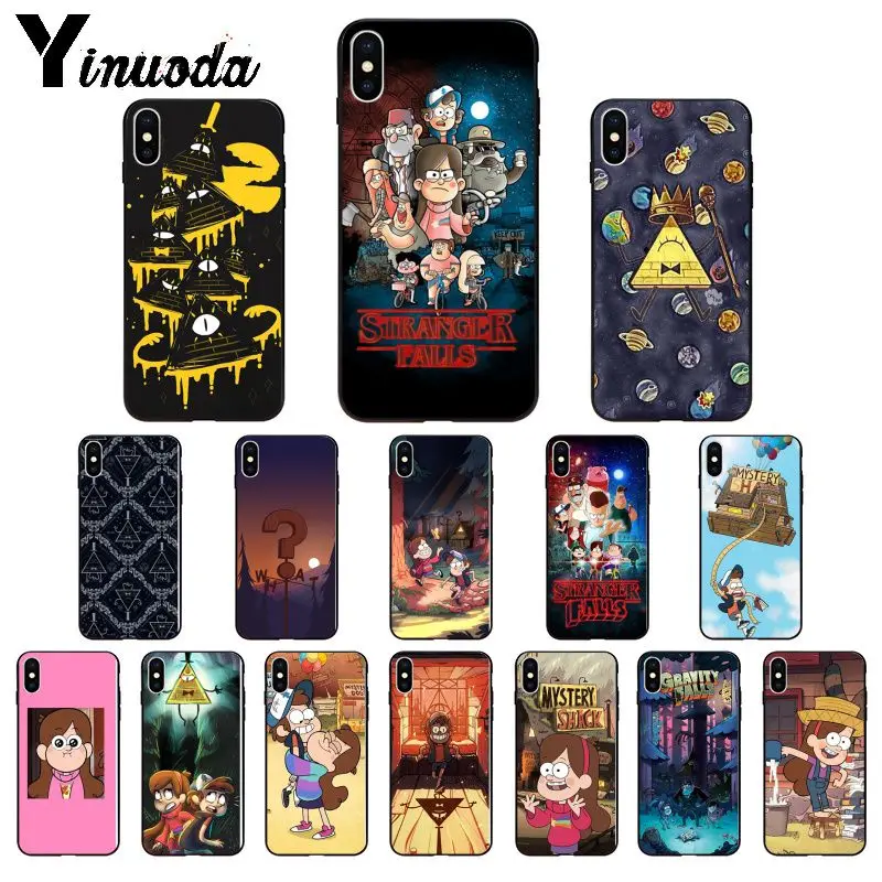 

Yinuoda Gravity Falls Mabel Dipper Pines TPU Soft Phone Accessories Phone Case for iPhone 8 7 6 6S Plus 5 5S SE XR X XS MAX