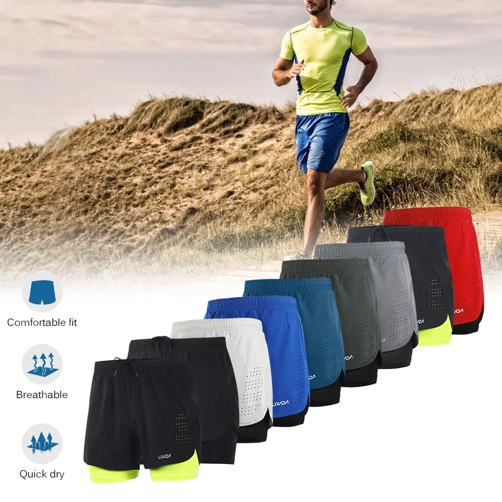 Lixada Running Shorts Sports Sportswear Cycling Shorts Sports