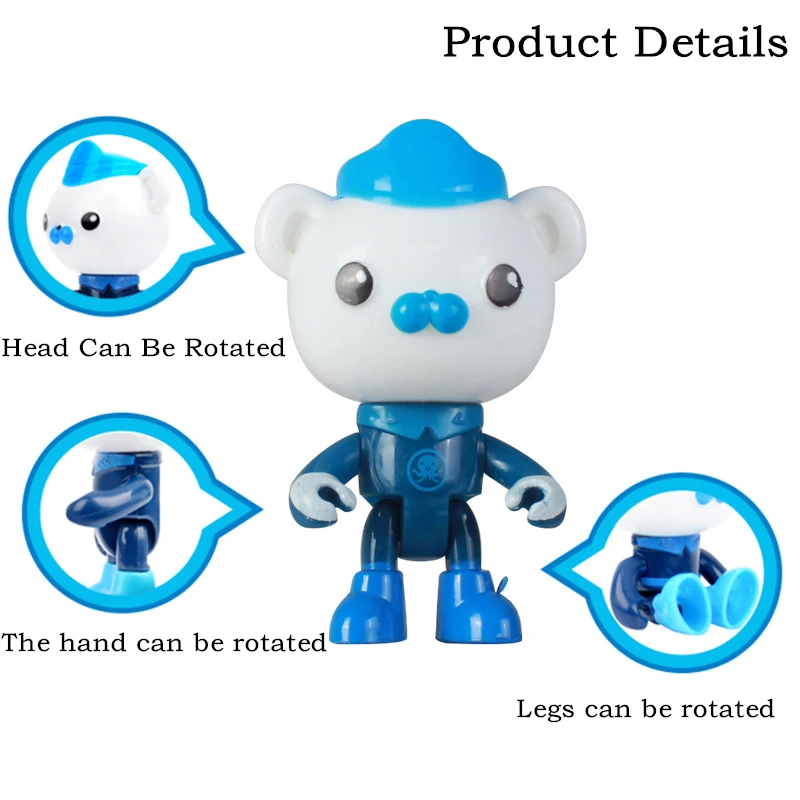 Tv Movie Character Toys Octonauts Peso Kwazii Captain Barnacles Inking Tunip Tweak Dashi Shellington Toy Toys Hobbies