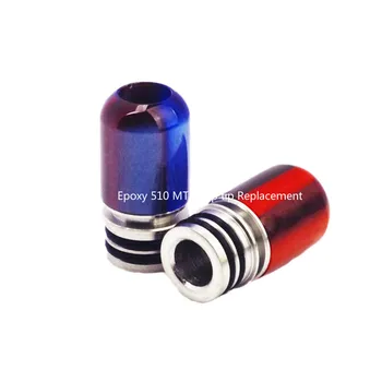 

Narrow bore Delrin Epoxy 510 MTL drip tip Replacement for Ehpro True MTL RTA/VapeFly Holic MTL RDA/vandyvape Berserker V1.5 MTL