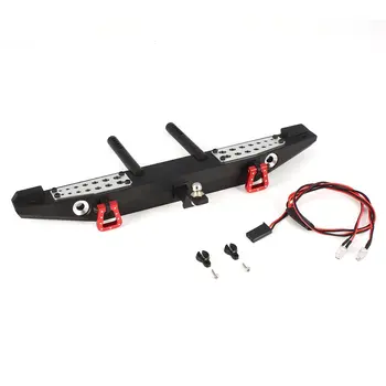 

Metal Front/Rear Bumper + LED Light RC Car Parts Accessories for 1/10 Scale Axial 4WD SCX10 Traxxas TRX-4 D90 RC Rock Crawler