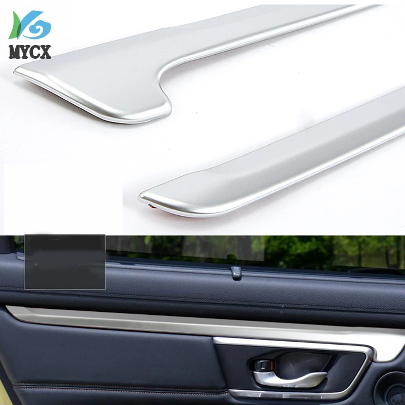 

4Pcs ABS Chrome Car Interior Side Door Body Cover Trim Molding Accessories Fit For Honda CRV CR V 2017-2019