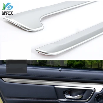 

4Pcs ABS Chrome Car Interior Side Door Body Cover Trim Molding Accessories Fit For -Honda CRV CR V 2017-2019