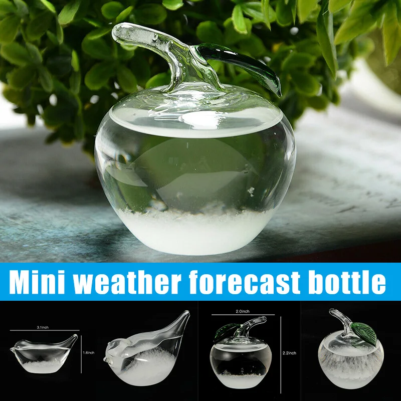 Погода погоды стеклянная бутылка для воды основание Рождественский стол украшение для домашнего офиса TT-лучший