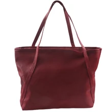 Простые кожаные женские сумки-мессенджеры, сумка для покупок, цвет: красный