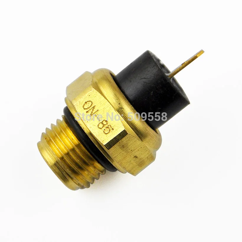 Motorcycle Single Plugs Reflex Coolant Radiator Fan Thermo Sensor Switch For Honda Kawasaki Suzuki Yamaha
