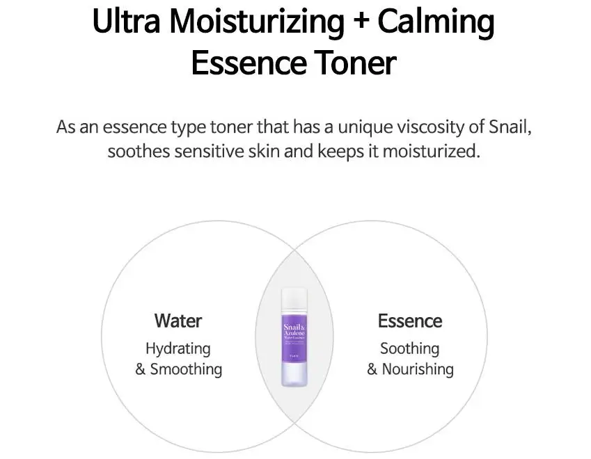 TIAM Snail& Azulene вода эссенция 180 мл с функцией повышенного увлажнения Сыворотка для лица Успокаивающая укрепляющая уход за лицом против морщин корейская косметика