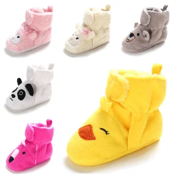 

/Newborn Baby Warm Winter Snow Boots Toddler Soft Sole Anti-Slip Infant Prewalker Unisex Crib Shoes Kids Baby Girl Boots Shoes