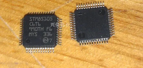 Новый оригинальный STM8S105C6T6 STM8S105 C6T6 TQFP 48 IC 5 шт./лот|Пульты ДУ| |