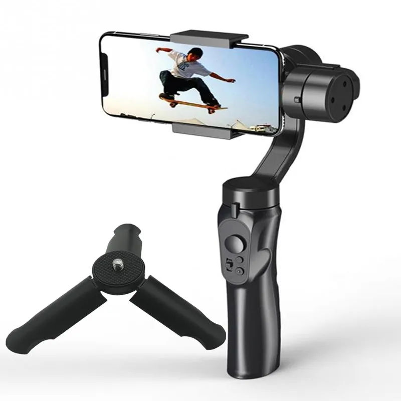 

3- Axis Handheld Gimbal Stabilizer For Iphone Xs Max Xr X 8 Samaung Huawei Android Smartphone Action Camera Travel H4 Holder