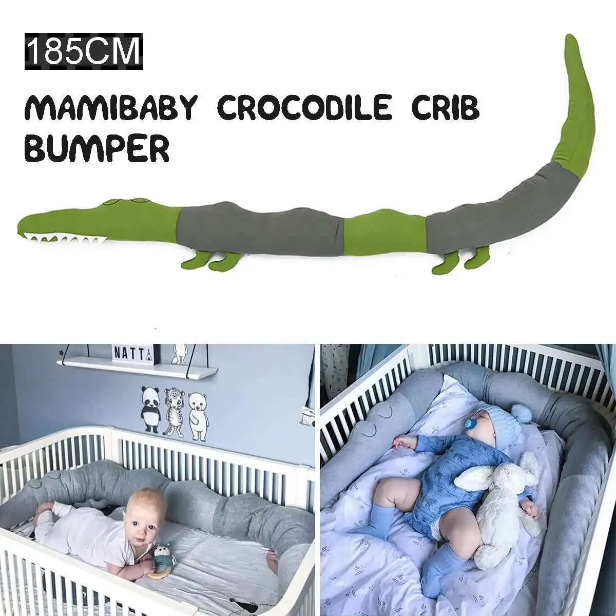 pretty little bunny cot bumper