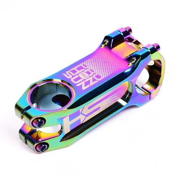 

Honsun 0 Degree Stem 28.6 * 31.8 * 80 90 110MM Mountain Bike CNC Rainbow Color XC 6061 Aluminum Alloy Stem T6 157g Hollow Stem