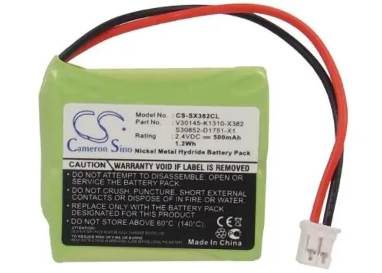 Аккумулятор cameron sino 500 мА/ч для SIEMENS Gigaset E40 E45 E450 ECO SIM E455 Twin S30852 D1751 X1|Аккумуляторы