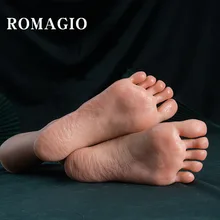 

ROMAGIO fake artificial limb Foot Model Beautiful Arch For Shooting Display Props Painting care Teaching toos Stockings