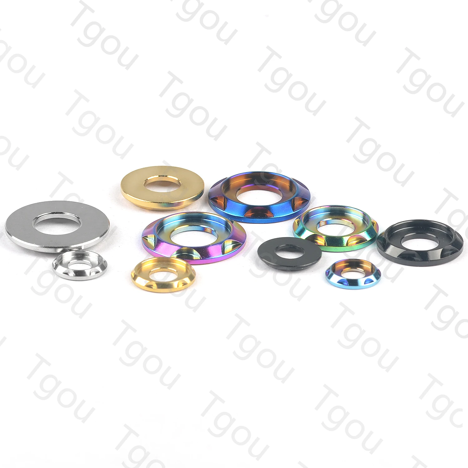 Titanium Washers Titanium Washer Tgou Titanium Washer M5 M6 M8 M10 Spacer Motorcycle Car Fancy Decorative Gasket