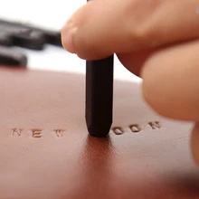 1 definir Números de Aço De Metal Die Selo De Couro Soco Ferramenta Caso Kit Craft 5Mm(China)