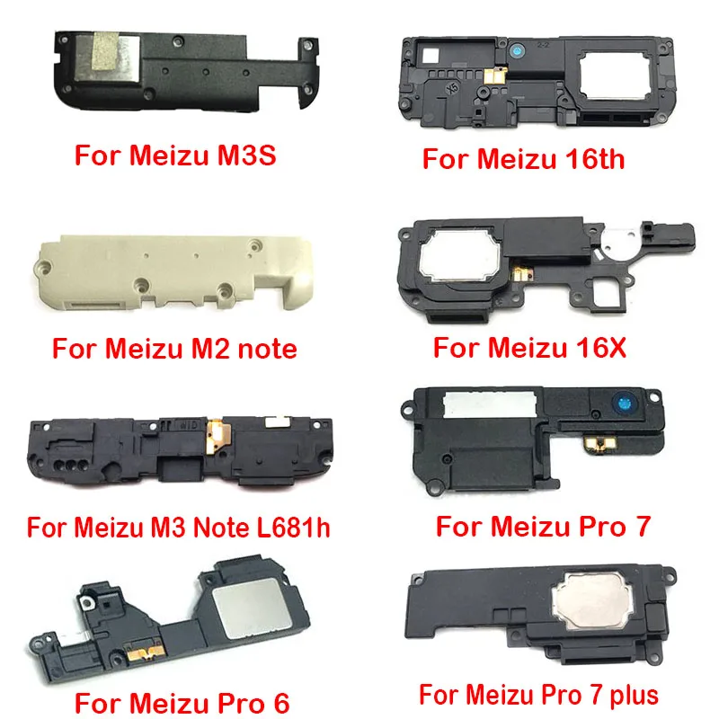2 шт./лот, громкий Динамик для Meizu M3S M5S M6S M6T MX6 Pro 6 7 Plus 16X16 Ом M5 M6 Примечание громкий Динамик панель с полифоническим динамиком с гибким кабелем