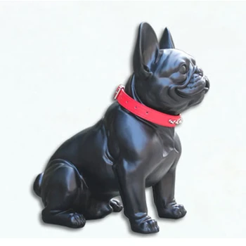 

Home France Bulldog Simulation Dog Resin Craftwork Pet Shop Decoration Living Room Porch Resin Handicraft Lucky Dog Ornaments