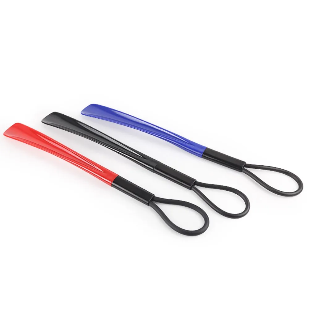  Lazy Shoe Helper Shoe Horn Portable Sock Slider Handled Shoehorn  Long Lifting Easy Schoenlepel lang  (4)