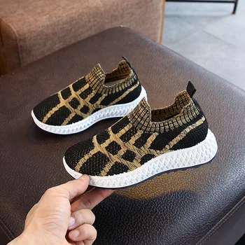 

Summer Boys Girls Running Shoes Kids Sneakers For Mesh Breathable Children Sports Shoes Soft Rubber Sole School