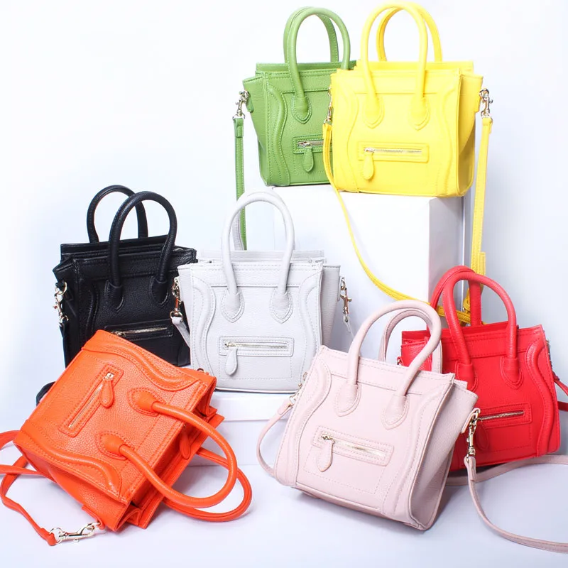 

2019 New Autumn and Winter Shoulder Bag Mini Bag Messenger Bag Famous Designer Wings Bag Smiley Bag Female Women Handbags