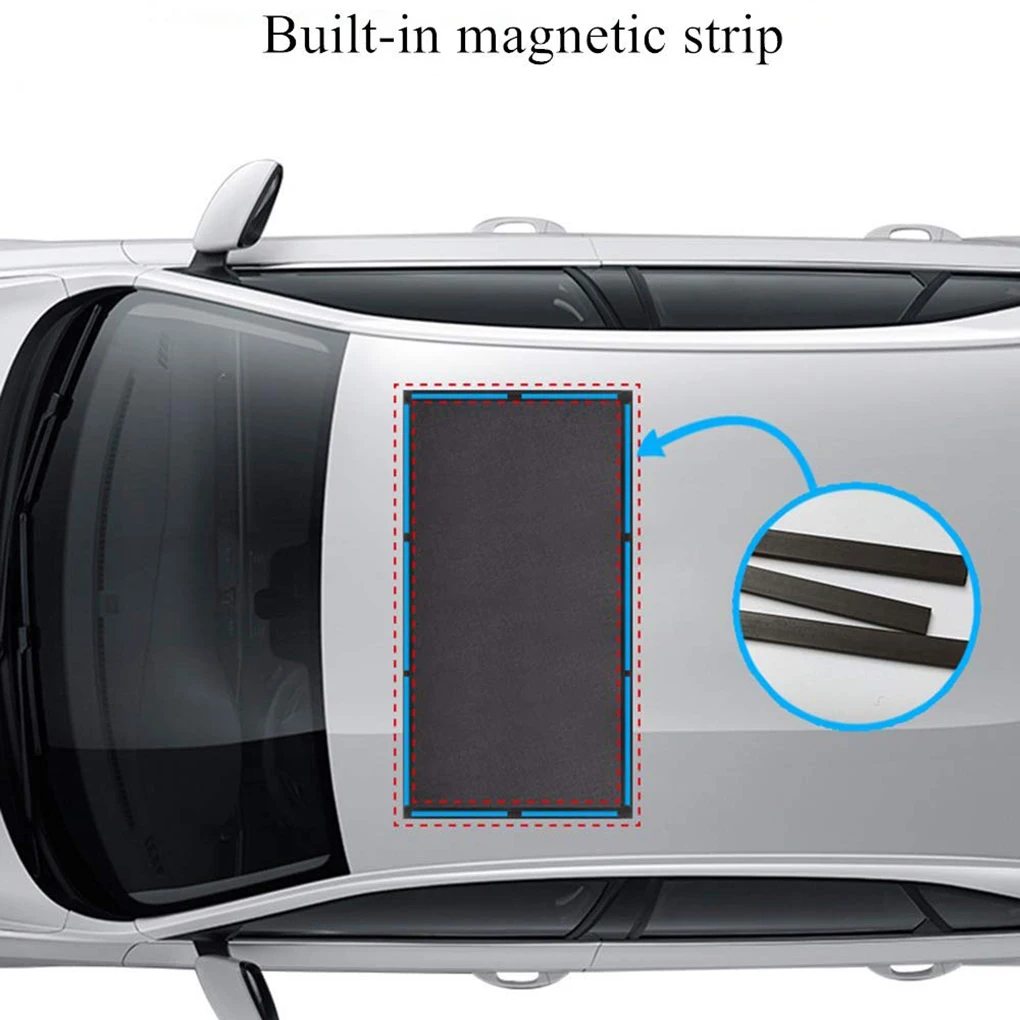 Солнцезащитная сетка на крыше автомобиля Moonroof Сетка Дизайн Магнитная быстрая установка УФ Защита от Солнца Крышка