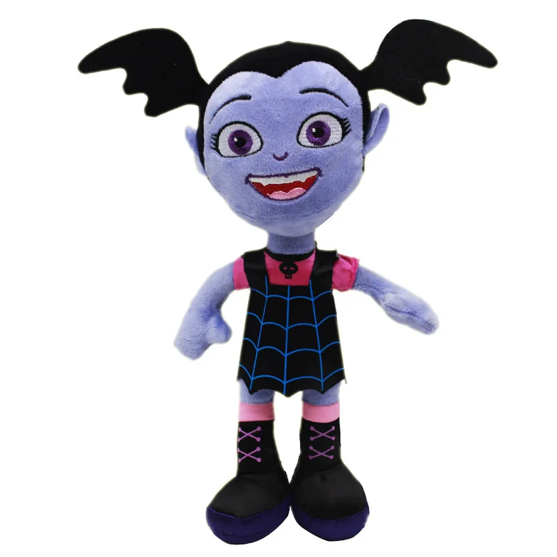 1 шт. 28 см мультфильм фильм Junior Vampirina the Vamp Batwoman девушка мягкие плюшевые куклы для детей подарок на вечеринку - Цвет: Белый