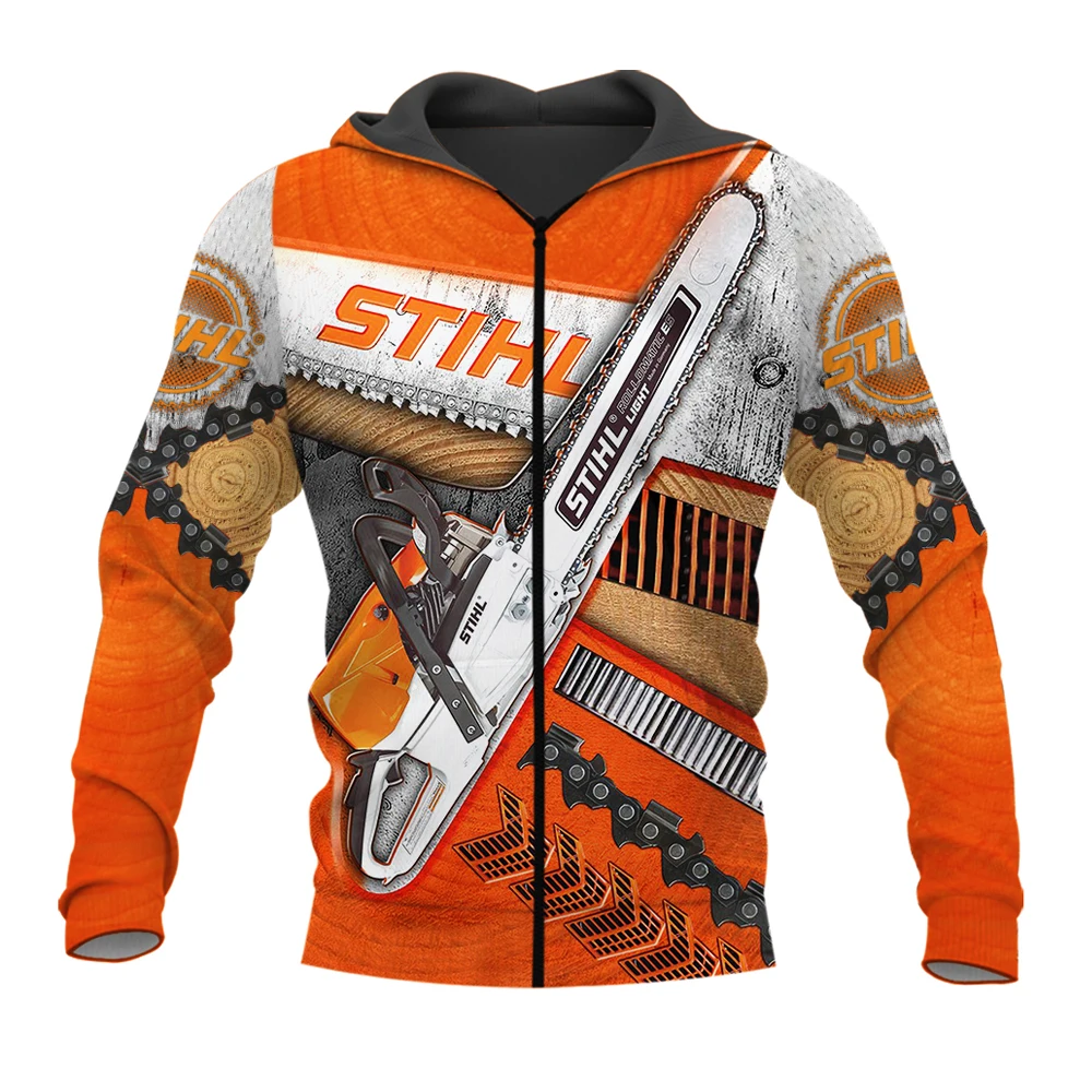 Newest Amazing Cool Chainsaw hoodies Sweatshirt 3D Print Crewneck Pullover men women hoodies Casual Long Sleeve Outerwear J-002
