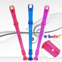 Прочный кларнет практика раннее образование игрушки ABS 3 цвета восемь отверстий свисток флейта рекордер