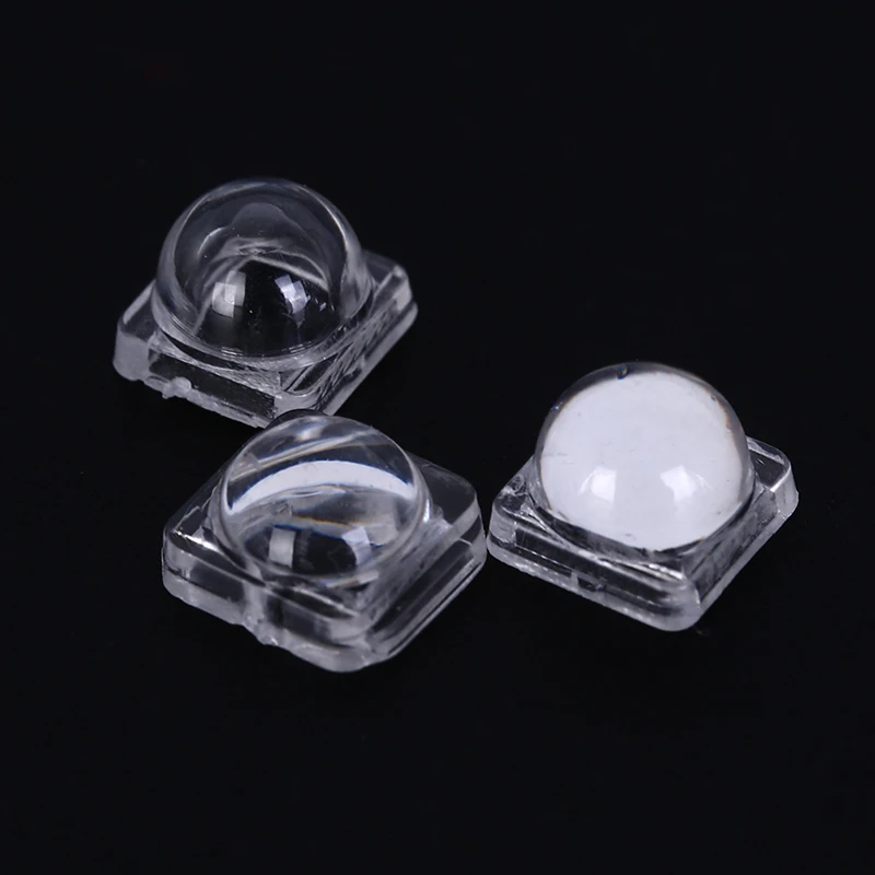 LED Lens Reflector Collimator For 5050 SMD 10X8mm Convex Optical Lens Reflector Collimator 50pcs/set 30 60 Degree
