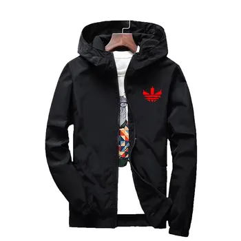 

2020 spring and summer new men's jacket 2020 street fashion brand fashion hooded windbreaker men's fashion windbreaker jacket