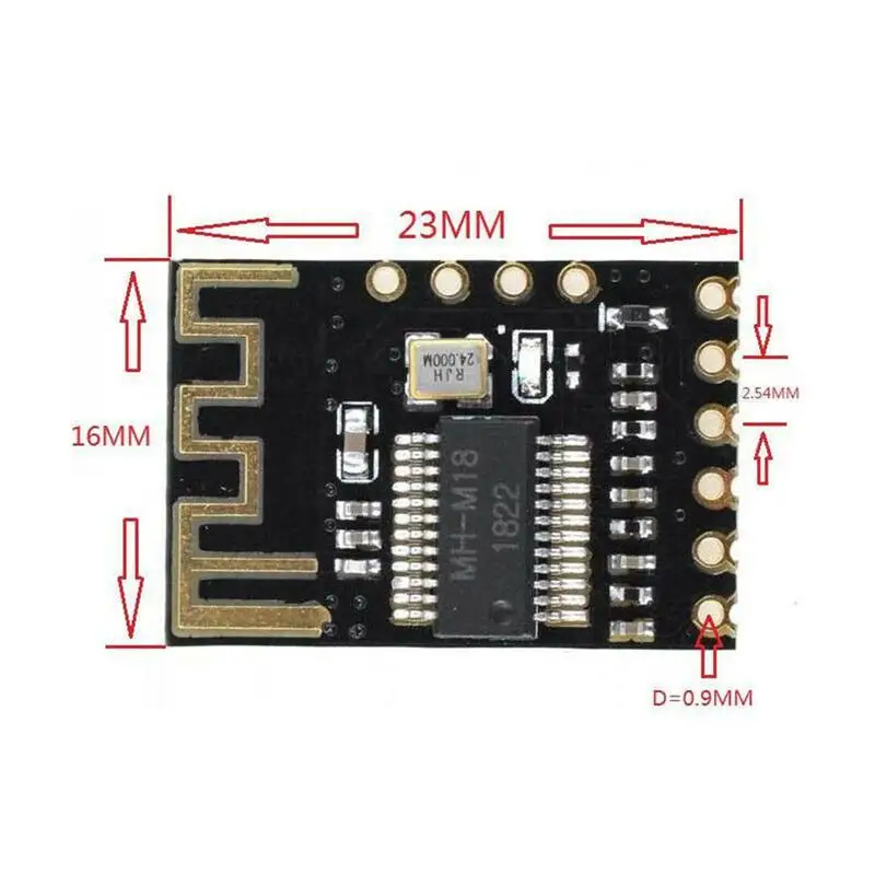 Bluetooth аудио приемник плата Bluetooth 4,2 Универсальный беспроводной модуль стерео музыкальный модуль приемник динамик усилитель Q7I7
