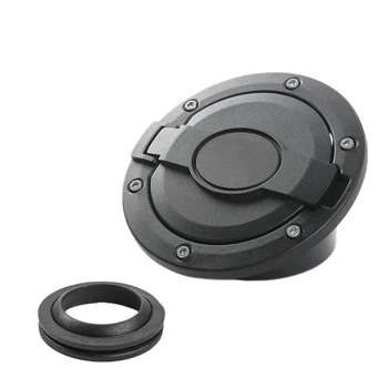 

1Pcs Gas Tank Cap Fuel Filler Door Cover for Jeep Wrangler JK & Unlimited 07-17
