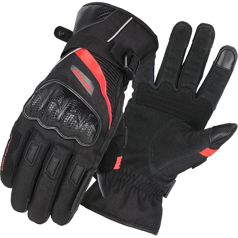 SCOYCO MC83 Motorcycle Gloves Waterproof Warm Knuckle Breathable Designed gloves Adjustable Cycling Riding MBX Scooter | Автомобили и
