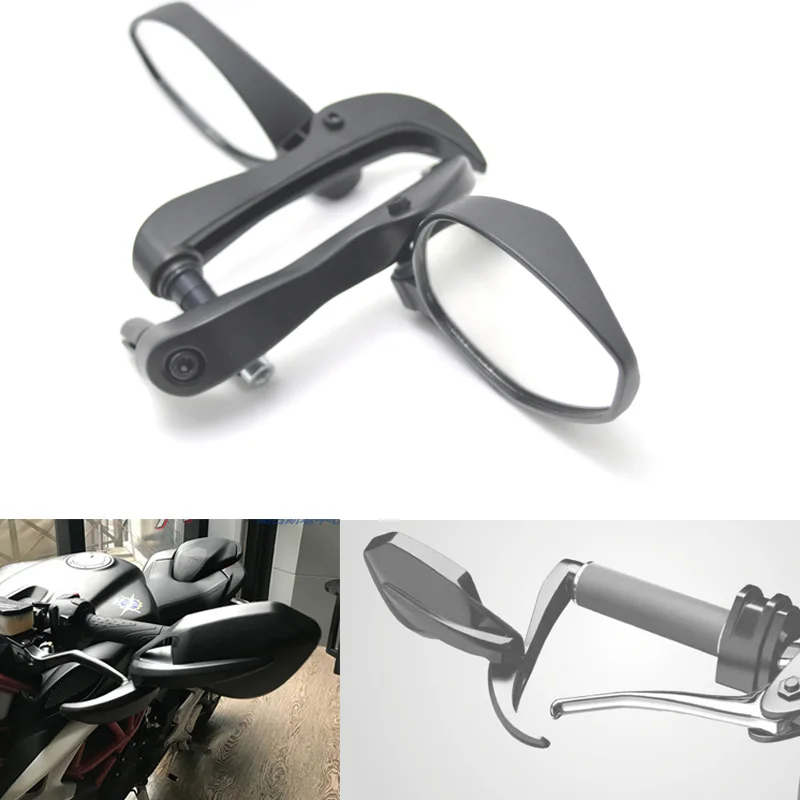 Specchio Retrovisore Moto 7/8 "22Mm Specchietto Retrovisore Lato Manubrio Moto Per Mv Agusta F4 Rr/F4 Rc Brutale 800/Rr Brutale 675