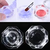 1PC Crystal Glass Acrylic Acrylic Powder Liquid Nail Cup Dappen Dish Lid Bowl Cup Holder Equipment  Nail Tools 2