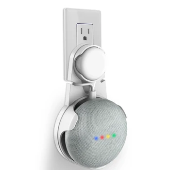 

Outlet Wall Mount Holder Stand for Google Home Mini, A Space-Saving Accessories for Google Home Mini Voice Assistant