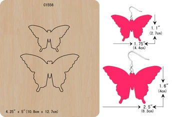 

New butterfly Wooden die Scrapbooking C-1556 Cutting Dies