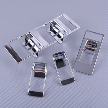 

DWCX Car Door Window Switch Button Cover Panel Trim Chrome Fit for Jeep Patriot Compass 2009-2011 2012 2013 2014 2015 2016 2017