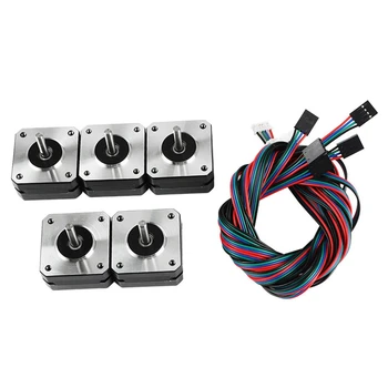 

3D Printer Extruder Dedicated Stepper Motor x5PCS 17HS4023